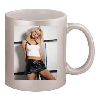 Christina Aguilera 11oz Metallic Silver Mug