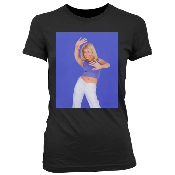 Christina Aguilera Women's Junior Cut Crewneck T-Shirt