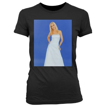 Christina Aguilera Women's Junior Cut Crewneck T-Shirt