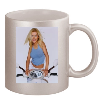 Christina Aguilera 11oz Metallic Silver Mug