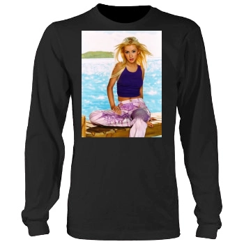 Christina Aguilera Men's Heavy Long Sleeve TShirt