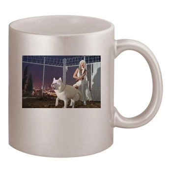 Christina Aguilera 11oz Metallic Silver Mug