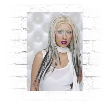 Christina Aguilera Metal Wall Art