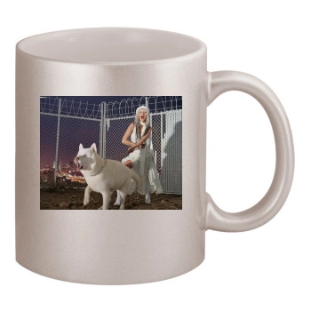 Christina Aguilera 11oz Metallic Silver Mug