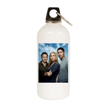 Elizabeth Mitchell White Water Bottle With Carabiner