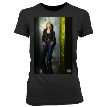 Elizabeth Mitchell Women's Junior Cut Crewneck T-Shirt