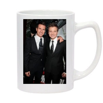 Jeremy Renner 14oz White Statesman Mug