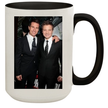 Jeremy Renner 15oz Colored Inner & Handle Mug