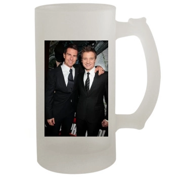 Jeremy Renner 16oz Frosted Beer Stein