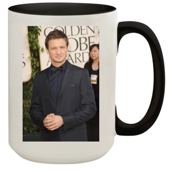 Jeremy Renner 15oz Colored Inner & Handle Mug