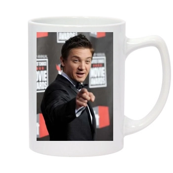 Jeremy Renner 14oz White Statesman Mug