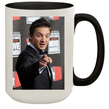 Jeremy Renner 15oz Colored Inner & Handle Mug