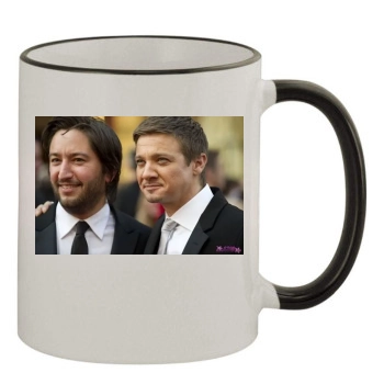 Jeremy Renner 11oz Colored Rim & Handle Mug