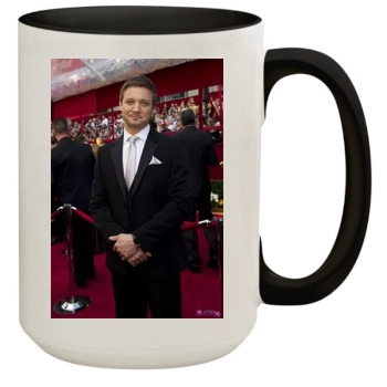 Jeremy Renner 15oz Colored Inner & Handle Mug