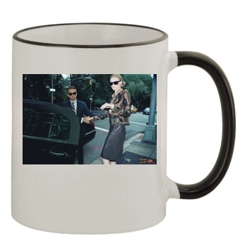 Jeremy Renner 11oz Colored Rim & Handle Mug