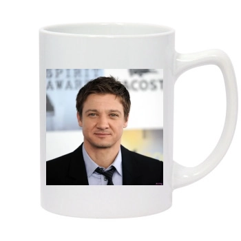 Jeremy Renner 14oz White Statesman Mug