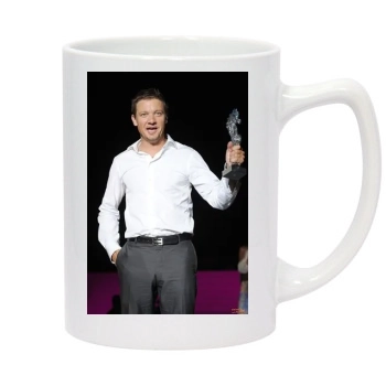 Jeremy Renner 14oz White Statesman Mug