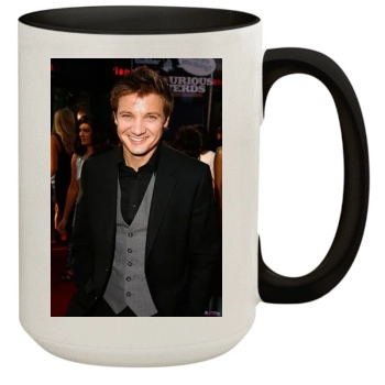 Jeremy Renner 15oz Colored Inner & Handle Mug