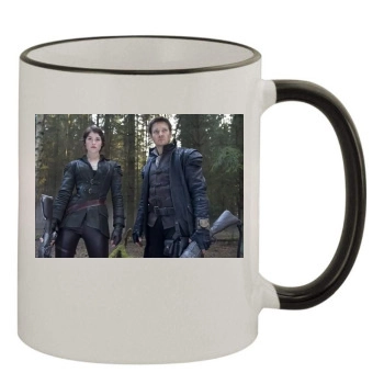 Jeremy Renner 11oz Colored Rim & Handle Mug