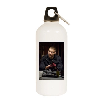 Jeremy Renner White Water Bottle With Carabiner