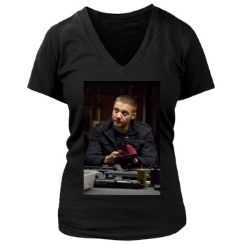 Jeremy Renner Women's Deep V-Neck TShirt