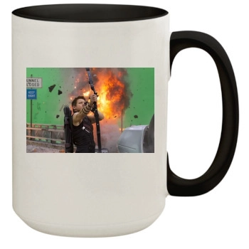 Jeremy Renner 15oz Colored Inner & Handle Mug