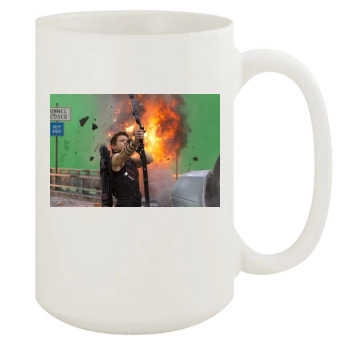 Jeremy Renner 15oz White Mug