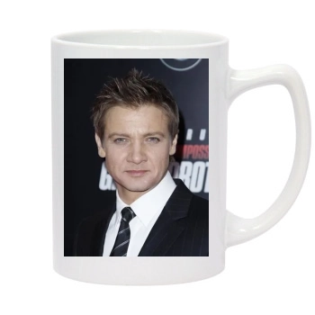 Jeremy Renner 14oz White Statesman Mug