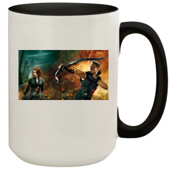 Jeremy Renner 15oz Colored Inner & Handle Mug