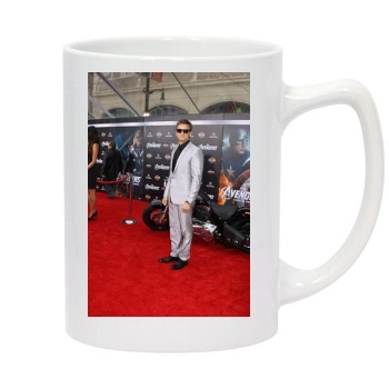 Jeremy Renner 14oz White Statesman Mug