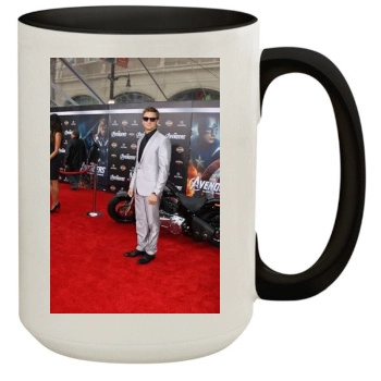 Jeremy Renner 15oz Colored Inner & Handle Mug