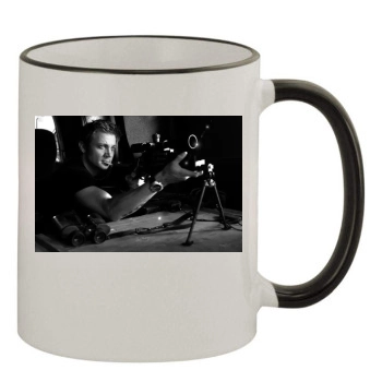 Jeremy Renner 11oz Colored Rim & Handle Mug