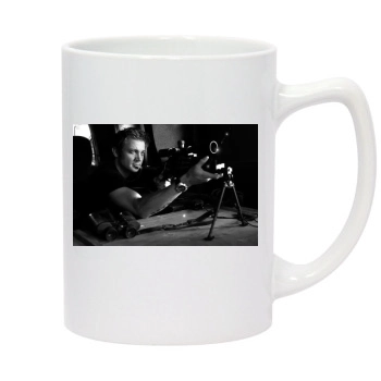 Jeremy Renner 14oz White Statesman Mug