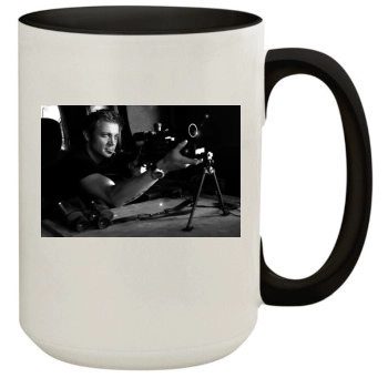 Jeremy Renner 15oz Colored Inner & Handle Mug