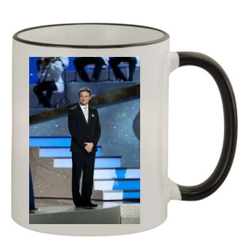 Jeremy Renner 11oz Colored Rim & Handle Mug