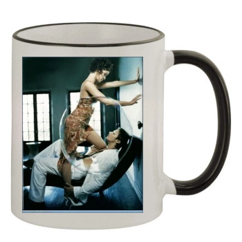 Jeremy Renner 11oz Colored Rim & Handle Mug