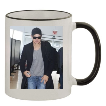 Jeremy Renner 11oz Colored Rim & Handle Mug