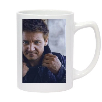 Jeremy Renner 14oz White Statesman Mug