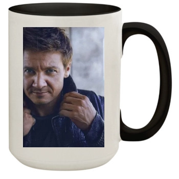 Jeremy Renner 15oz Colored Inner & Handle Mug