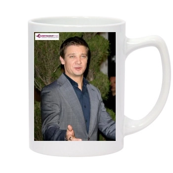 Jeremy Renner 14oz White Statesman Mug