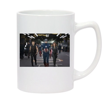 Jeremy Renner 14oz White Statesman Mug