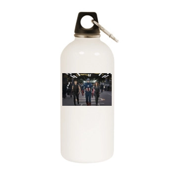 Jeremy Renner White Water Bottle With Carabiner