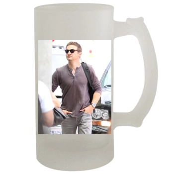 Jeremy Renner 16oz Frosted Beer Stein