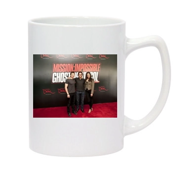 Jeremy Renner 14oz White Statesman Mug