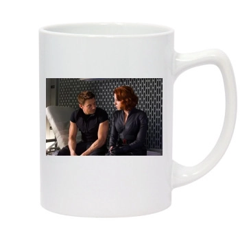 Jeremy Renner 14oz White Statesman Mug