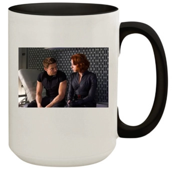 Jeremy Renner 15oz Colored Inner & Handle Mug