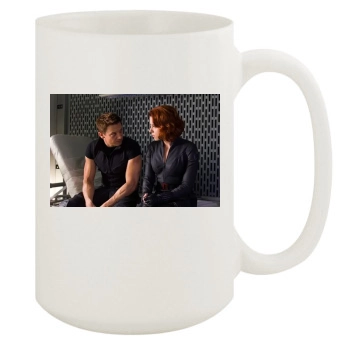 Jeremy Renner 15oz White Mug