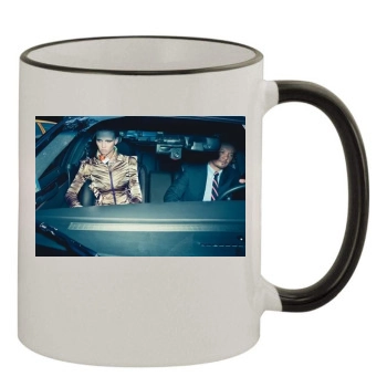 Jeremy Renner 11oz Colored Rim & Handle Mug