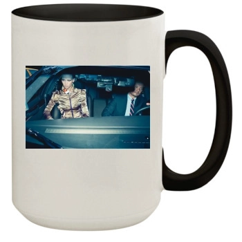 Jeremy Renner 15oz Colored Inner & Handle Mug