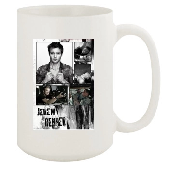 Jeremy Renner 15oz White Mug